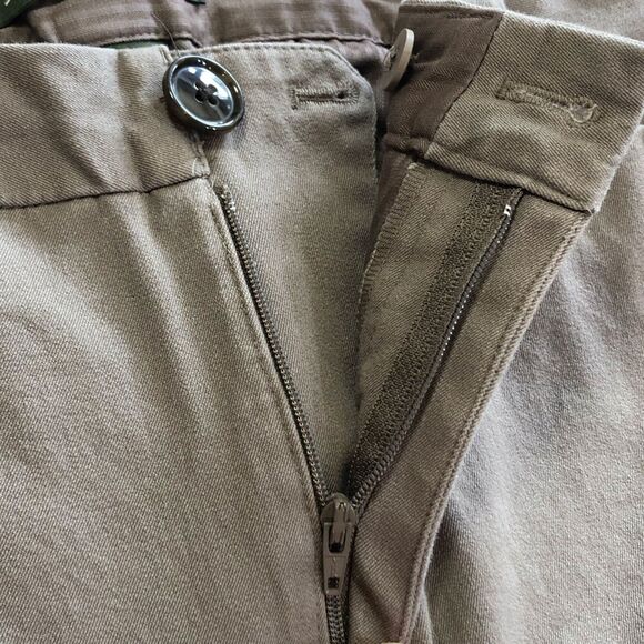 Eddie Bauer Blakeley Ankle Zip Pants Sz 14 Brown - Picture 7 of 10